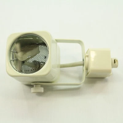 Cal Lighting White Pinhole Linear Square Head Ceiling Track Light Fixture HT-912 - Image 1 of 4