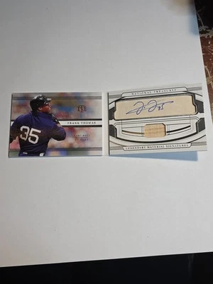 National Treasures Baseball 2022 Frank Thomas Legendary Material Signatures/25 Foto 1 de 4