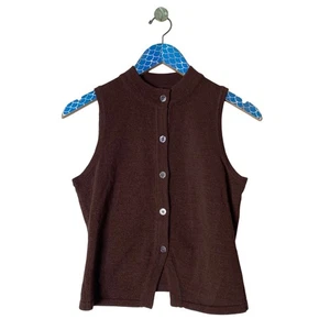 SER.O.YA Alani Strickweste Kokosbraun Leinen Baumwolle Größe M - Bild 1 von 7