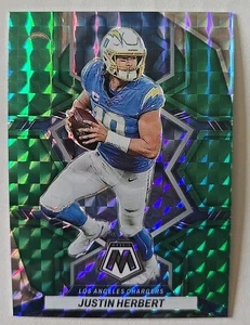 2022 Panini Mosaic - Justin Herbert #101 Green Mosaic Prizm - Bild 1 von 8