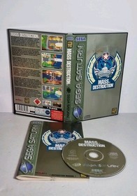 Mass Destruction Sega Saturn Video Game PAL UK Boxed Complete C.I.B 