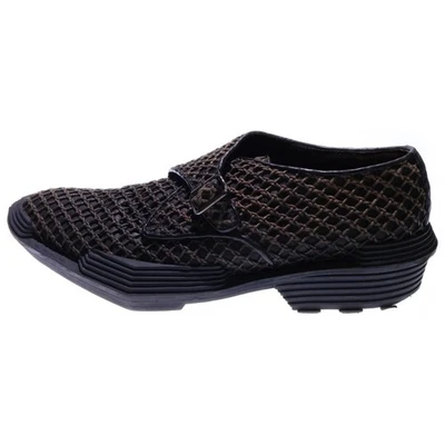 RAF SIMONS 08AWsingle Monk Rope Design Single Strap Shoes Brown black Used 4953e - Image 1 of 4