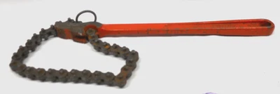 Ridgid 12" Chain Pipe Wrench C-12 4" Pipe Max USA - Image 1 of 4