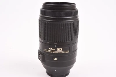 Nikon NIKKOR AF-S 55-300mm f/4.5-5.6 Telephoto Zoom Digital Camera Lens #T-09234 - Image 1 of 4