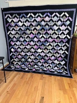 Edredones de retazos de cama king size hechos a mano Foto 1 de 3