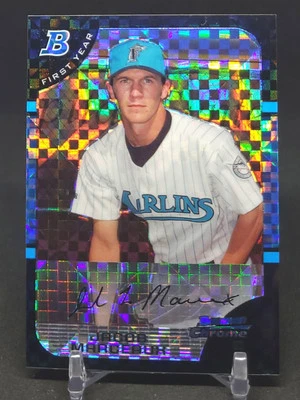 2005 Bowman Draft Chrome Jacob Marceaux 1st Rookie RC X-Fractor /255 #BDP92 - Image 1 of 2