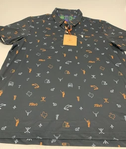 New William Murray Shirt Polo Short Sleeve Black XL Men's A101 - Picture 1 of 8