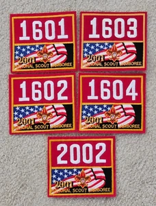 Old North State Council 2001 National Jamboree Troop # Boy Scouts-Full Set (5) - Picture 1 of 1