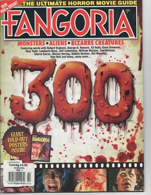 Fangoria # 300 Anniversary Special February 2011 Complete with poster - Image 1 of 4