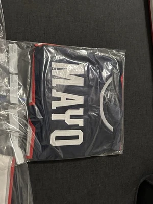 CAMISETA DE JEROD MAYO firmada con autógrafo personalizada de los New England Patriots de la NFL *ENVÍO GRATUITO Foto 1 de 2
