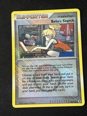 Bebe's Search 89/111 CrossHatch Cross Hatch League Play Promo Pokemon Card - Image 1 of 2