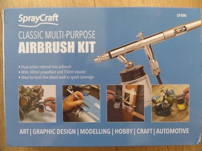 Spraycraft SP50K Classic Multi-Purpose Airbrush Kit BNIB - Image 1 of 3