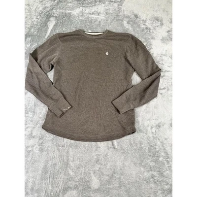 Men’s Brown  Volcom Henley XL Good Condition - Image 1 of 4
