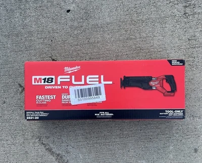 Milwaukee 2821-20 M18 Gen 2 FUEL SAWZALL Cordless Reciprocating Saw, Bare Tool - Image 1 of 3