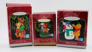 3er Set "WINNIE THE POOH" Hallmark Andenken Ornamente 1997 1998 - Bild 1 von 3