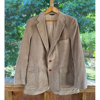 Blazer Levi's Vintage Para Hombre Pana Occidental Color Camel Talla 42R Foto 1 de 4