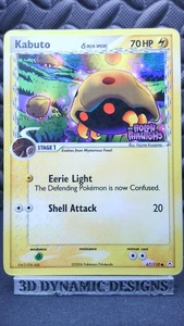 | Pokemon Kabuto 67/110 Holon Phantoms REVERSE HOLO STAMP Delta Species HP 🔥 | - Picture 1 of 2