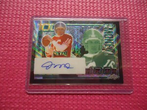 2023 LEAF METAL SILVER WAVE JOE MONTANA AUTO 3/4 SP