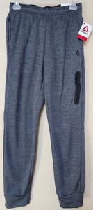 Reebok Boys' Grey Power Up Jogger Ebony Heather Size XL (14-16) BRAND NEW - Picture 1 of 5