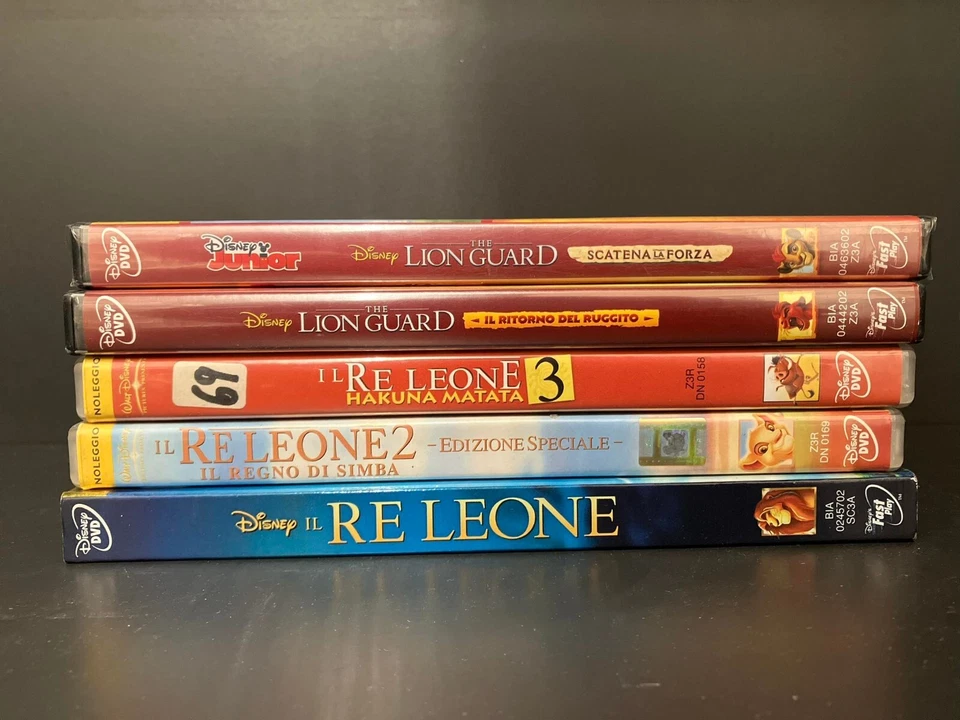 Trilogia Il re leone + The Lion Guard (5 DVD) ITALIANO - Immagine 1 di 1