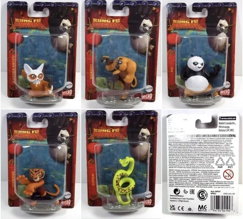 Kung Fu Panda • Figure Toys • DreamWorks Micro Collection Figures Lot Of 5• New! Cover