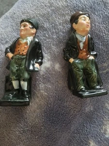 Figuras de 4" Royal Doulton Dickens Bill Sykes & The - Imagen 1 de 9