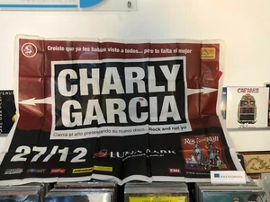 Charly García- 2003 Luna Park ARGENTINA gran gira PÓSTER PROMOCIÓN CALLEJERA cerati - Imagen 1 de 4