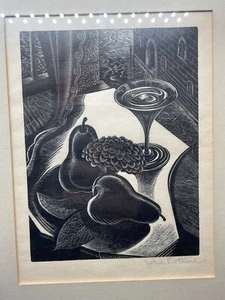 VENETIAN STILL LIFE by John P Heins (1896-1969) Etching Print circa 1930 - Picture 1 of 5