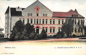 # K859 Manhattan, Ks. POSTKARTE, KANSAS STATE COLLEGE - Bild 1 von 2