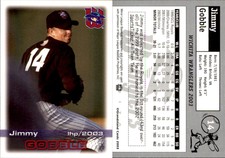 Jimmy Gobble 2000 Multi-Ad Charleston Alley Cats #14 Card *AutographDen*