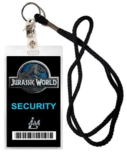 Jurassic World - Security ID Badge HALLOWEEN COSTUME MOVIE PROP - Picture 1 of 1