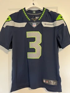 Nike Seattle Seahawks Wilson #3 Authentic Limited Home Jersey Men’s Large - Picture 1 of 8
