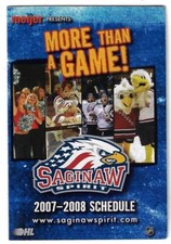 2007-08 Saginaw Spirit OHL Hockey Schedule !!! Pepsi