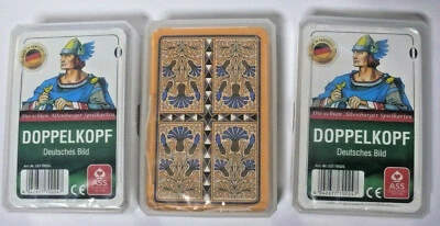 ASS ALTENBURGER Spielkarten Doppelkopf deutsches Bild in Box 2x 24 Blatt 2 Joker 1-10 Stück