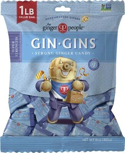 GIN GINS Super Strength – Natural Ginger Candy by – Individually Wrapped ... - Picture 1 of 6
