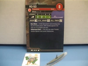 =Axis Allies War at Sea SET V RO-50 36/39 with card= - Picture 1 of 1
