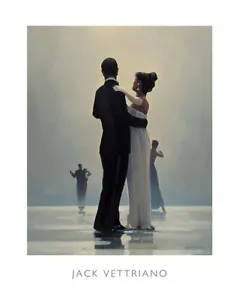 Dance Me to the End of Love by Jack Vettriano Romance Print 15.75x19.75 Inches - Picture 1 of 1