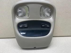 99-04 Jeep Grand Cherokee overhead display dome map lights Beige Factory OEM - Picture 1 of 6