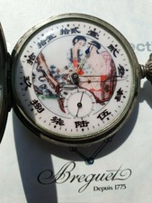 Antique Silver Chinese Pocket Watch 