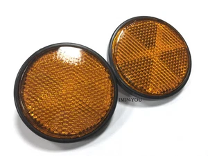Pair Headlight Fork Reflectors for Honda Big Ruckus PS250 NPS50 NA NC NU 50 PA50 - Picture 1 of 2