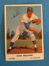 1962 Bell Brand #40 Stan Williams Los Angeles Dodgers