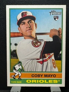 2025 Topps Heritage - Coby Mayo #340 (RC) - Bild 1 von 2