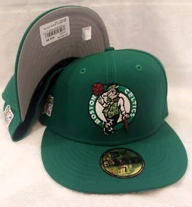 Boston Celtics 2023-24 NBA Champions New Era Fitted Sz 7 Hat 59Fifty Kelly Green - Picture 1 of 6