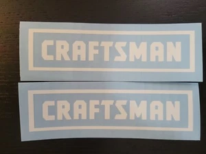 2 Craftsman Tools vinyl decal Tool Box Car Truck Window Laptop Sears 5.5" W  - Imagen 1 de 3