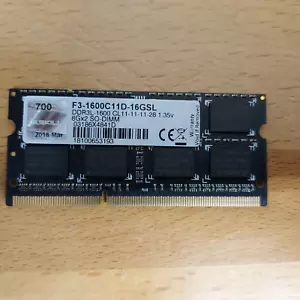 GSKILL DDR3L 1600 8GB F3-1600C11D-16GSL - Picture 1 of 2