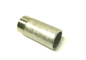 Nipple NPT Thread One End 1-1/2" x 4" Long S-40 304 Stainless Steel - Picture 1 of 3