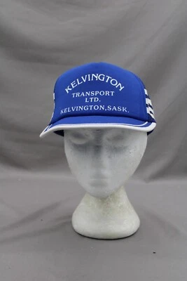 Винтажная шляпа дальнобойщика - Kelvington Transport 3 полоски - бейсболка для взрослых - Изображение 1 из 4