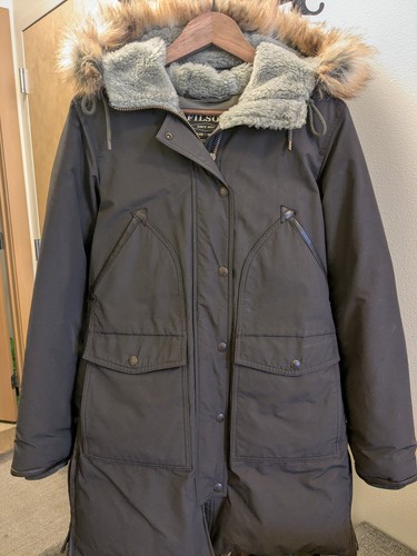CANADA GOOSE Filson Parka piumino Alaska donna taglia small piumino d'oca bordo in pelle di cervo