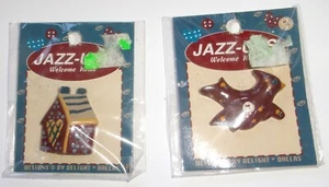 2 JAZZ UP VOGELHAUS ROT VOGEL DEKORATION zum BASTELN - Bild 1 von 3