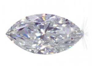 Simulante de moissanita diamante imitación circonita cúbica mejor marquesa brillante de 1,5 quilates 11 x 5,5 - Imagen 1 de 1